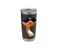 Serpiente con Gafas de Sol Pitón Cobra Mamba Cute Snakes Vaso térmico de acero inoxidable de doble pared