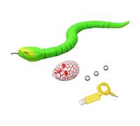Serpiente Control Remoto Juguete Eléctrico Animal Plástico Simulación Recargable para Niños y Adultos Adecuado para Fiestas de Halloween Aprendizaje