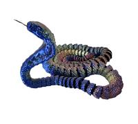 Serpiente de animales impresa en 3D, juguete de serpiente 3D | Juguete para el estrés Juguete de serpiente - Juguete impreso en 3D, juguetes para aliviar el estrés, accesorios de broma, figuras