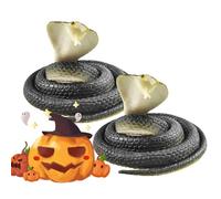 Serpiente de broma - Figuras de animales espeluznantes Gadgets - Juguete para bromas con falsos | para cumpleaños, día de los niños, peces de abril casa escuela niños niñas adolescentes