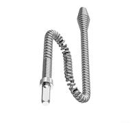 Serpiente de drenaje compatible con taladro para eliminar la grasa del cabello y los bloqueos sólidos de tuberías de drenaje residenciales