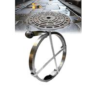 Serpiente de drenaje de alcantarillado resistente para exteriores, barra de limpieza de línea de alcantarillado, grosor de 2,5 mm, kit de varillas de alcantarillado para obstrucciones de línea