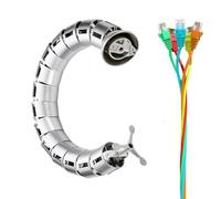 Serpiente de gestión de cables de escritorio, bandeja de cables de mesa | Serpiente de gestión de cables versátil para oficina - Bandeja de cables artística, organizador de cables de mesa para cable