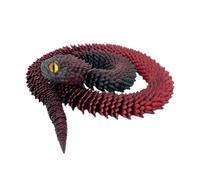 Serpiente de huevo impreso - Creative Snake | Animales articulados | Juguete animal fidget de oficina | Ornamento de serpiente impreso 3D de 2.5 pies de 2.5 pies para colecciones de fe de castigo p