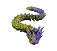 Serpiente de impresión 3D flexible - Juguete animal realista articulado, decoración de hogar y oficina, figura animal de impresión 3D duradera para montaje de coche, decoración de oficina y objeto de