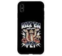 Serpiente de maíz Reptil Mascota Serpiente terrario Carcasa para iPhone XS MAX