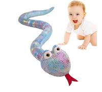 Serpiente de peluche gigante - Juguete de peluche realista de 63 pulgadas, material súper suave y tierno, diseño realista de pitón serpiente | Gran broma broma novedad regalo para fiestas