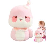 Serpiente de Peluche para, Animal de Peluche Serpiente - Peluche de Serpiente de año Nuevo Chino | Peluche de Serpiente con Frases, Peluche de año Nuevo Chino de 11 Pulgadas, año de la p