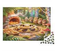 Serpiente del Bosque Puzzle de 1000 Piezas Papel Puzzle para Adultos Escena Natural Acogedora Puzzle para Toda la Familia Relajación Decoración Hogar Regalo 38x26cm/1000pcs