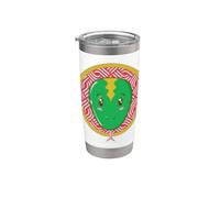 Serpiente del signo del zodiaco chino Vaso térmico de acero inoxidable de doble pared