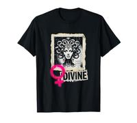 Serpiente Diosa Divina Femenina Mítica Medusa Poder Camiseta