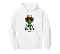 Serpiente Elegante con Actitud misteriosa | Stay Wild Crew Sudadera con Capucha