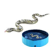 Serpiente falsa hinchable | Para juguetes de animales plegables - Juguete astuto serpiente hinchable - Para juegos en la piscina fiestas actividades familiares carnavales cumpleaños jardín