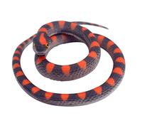 Serpiente falsa - Juguete de serpiente de goma realista, decoración de serpiente aterradora | Modelo de serpiente de 70 cm de largo para control de pájaros, broma de jardín, regalos de fiesta de