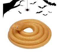 Serpiente Falsa | Serpiente de Broma Flexible de 31.5 Pulgadas - Accesorios de Serpiente de jardín para Mantener alejadas a Las Aves, bromas del día de los Inocentes y decoración de Halloween