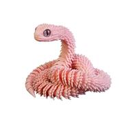 Serpiente impresa en 3D - Modelo de serpiente flexible de 30,5 cm | Crystal Dragon Collectible for Home And Office Decoration - Realistic Articulated Snakes Toy Collectible Ornament For Bedroom Study