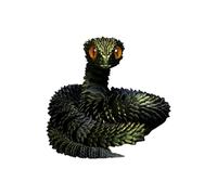 Serpiente impresa en 3D - Modelo de serpiente flexible de 30,5 cm | Crystal Dragon Collectible for Home And Office Decoration - Realistic Articulated Snakes Toy Collectible Ornament For Bedroom Study