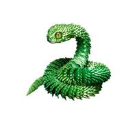 Serpiente impresa en 3D - Modelo de serpiente flexible de 30,5 cm | Crystal Dragon Collectible for Home And Office Decoration - Realistic Articulated Snakes Toy Collectible Ornament For Bedroom Study
