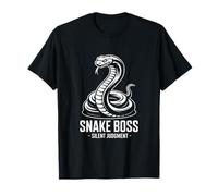 Serpiente Jefe Silencioso Juicio Cobra Trono Poder Camiseta