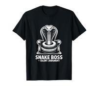 Serpiente Jefe Silencioso Juicio Cobra Trono Poder Camiseta