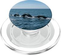 Serpiente Marina Olas océano Criatura Oculta Misterio gráfico PopSockets PopGrip para MagSafe