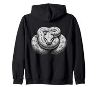 Serpiente mística Serpiente Energía Vida Silvestre Arte Gráfico Sudadera con Capucha