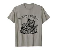 Serpiente No Hay Reyes en Estados Unidos Serpiente patriótica de EE. UU. Camiseta