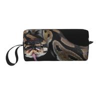 Serpiente Pitón, Bolsa de Maquillaje Bolsa de cosméticos Bolsa de artículos de tocador de Viaje portátil Bolsa de Maquillaje