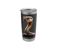 Serpiente Pitón Cobra Mamba Cascabel Simpáticas Serpientes Vaso térmico de acero inoxidable de doble pared