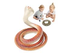 Serpiente realista, broma de serpiente falsa,Gracia de broma Gag Sobeller Snake Props - Accesorios de bromas de juego multifuncional modelo difícil para el día de los tontos, amigos de familias sorpre