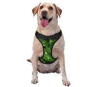 Serpiente Reptil Verde,Arnés para Mascotas, arnés Reflectante Ajustable para Perros,M