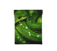 Serpiente Reptil Verde, Squeeze Top Wallet Bolsa de Almacenamiento para Mujer Monedero pequeño Bolsa de Cambio