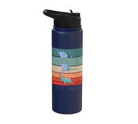 Serpiente se come a un elefante y se convierte en dinosaurio Stainless Steel Insulated Water Bottle