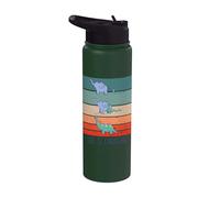 Serpiente se come a un elefante y se convierte en dinosaurio Stainless Steel Insulated Water Bottle