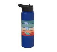 Serpiente se come a un elefante y se convierte en dinosaurio Stainless Steel Insulated Water Bottle