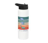 Serpiente se come a un elefante y se convierte en dinosaurio Stainless Steel Insulated Water Bottle