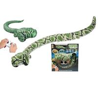 Serpiente Telecomadato Versión Gigante 77 cm Tira y Natación Realmente Movimientos Realisticos Utilizable en Tierra y Agua Pitón Boa Víbora Maxi Juguete Multifunción Espectacular Caja Regalo