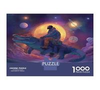 Serpiente voladora Puzzle Desafíos Divertidos Decoración Familiar 1000 Piezas Juguetes Desafiantes Mundo fantasía Puzle Entretenimiento Creativo para Adultos 38x26cm/1000pcs