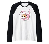 serpiente y conejillo de indias 2025 Año lunar de la serpiente 2025 Camiseta Manga Raglan
