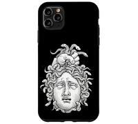Serpientes Cabeza de Medusa Mitología Griega Blackwork Carcasa para iPhone 11 Pro MAX