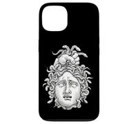 Serpientes Cabeza de Medusa Mitología Griega Blackwork Carcasa para iPhone 13