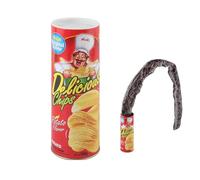 Serpientes en uno, broma sorpresa de papas fritas de patatas fritas, divertidos juguetes de broma de Halloween, bromas de gag-can, juguete de primavera para fiesta de Halloween