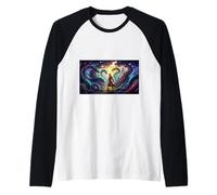 Serpientes Gigantes amenazan a Simbad en la Isla Oscura Camiseta Manga Raglan