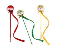 Serpientes Mascota Gato Burlas Varilla Para Divertido Juego Interactivo Gatito Varita Mágica Cabeza de Juguete Fitness Pesca Varita Mágica Juguete Divertido Ejercicio
