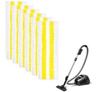 Serpilla para Kärcher SC2 SC3 SC4 SC5, Paños de microfibra, 6 Piezas para Kärch-er EasyFi-x Boquilla Limpiadora de Vapor Paños Recambio, para Todo Tipo de Suelos