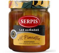 SERPIS ACEITUNA ALIÑADA-AL PIMENTON 400 ML