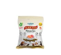 Serrano Snacks de Mediterranean NATURALPARA para Perros 12X100 GR (Salmón y Atún, 12x100gr)