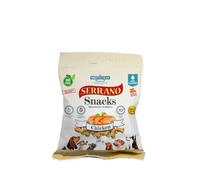 Serrano Snacks de MEDITERRANEAN NATURALPARA Para Perros 12X100GR (Pollo, 12x100gr)