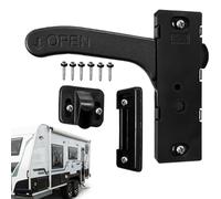 Serratura Porta Zanzariera - 3.66x1.14 pollici Ricambi Serratura Antifurto Camper, Maniglia Schermo Esterno Impermeabile | Chiusura Sicurezza Portello Bagagliaio Rimorchio Magazzino Furgone
