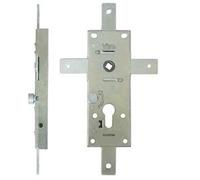 Serrure blindée pour portes basculantes, 4 points de fermeture